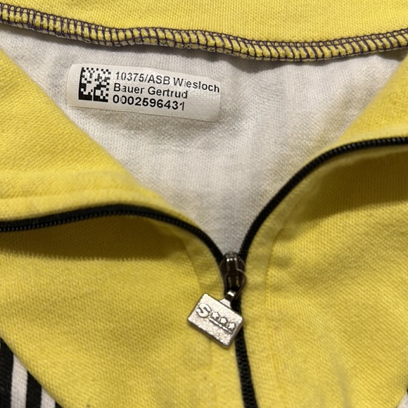 Unique Vintage Purple Yellow Lakers Quarterzip STARTER Style Sweatshirt - Picture 4 of 5